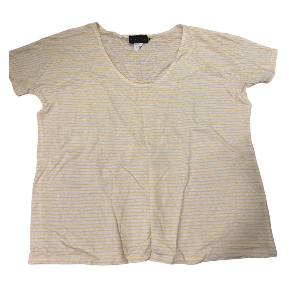 Hatch | yellow stripe t shirt